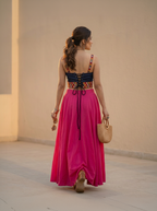 THE VERSATILE CORSET- DENIM BLUE