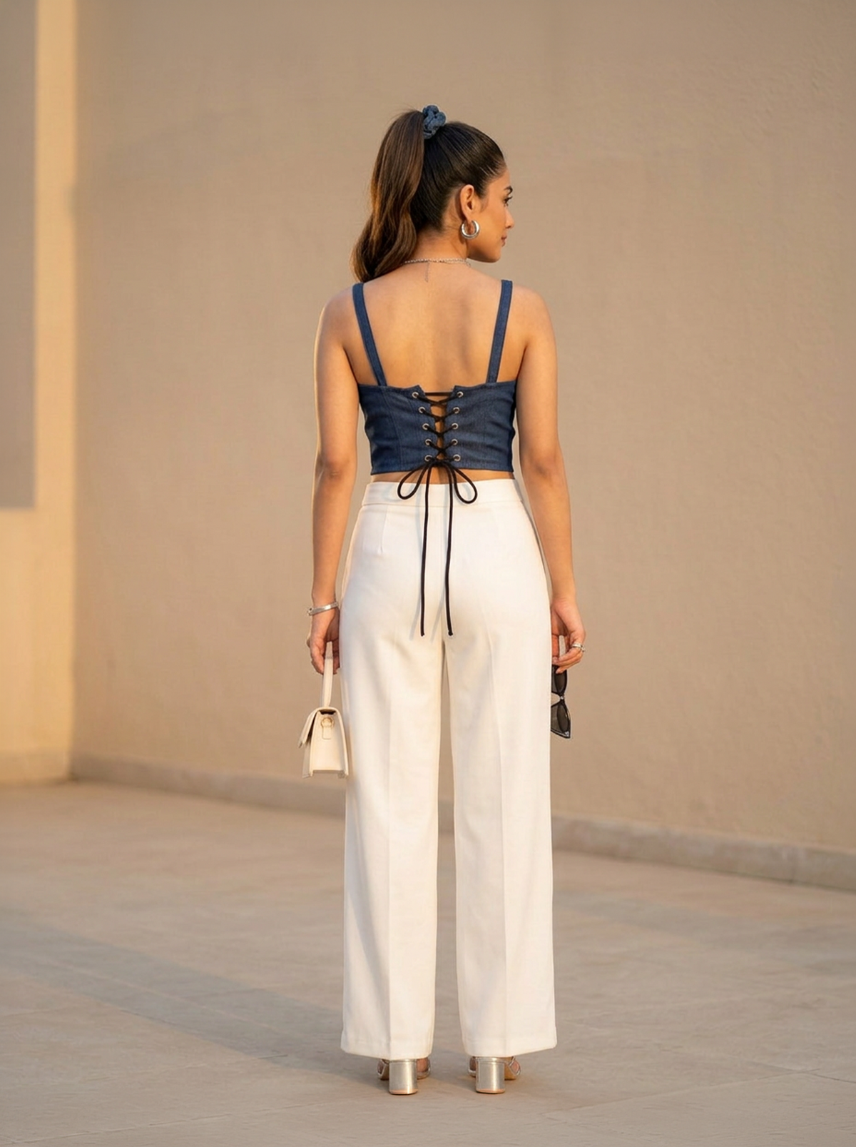 THE VERSATILE CORSET- DARK BLUE