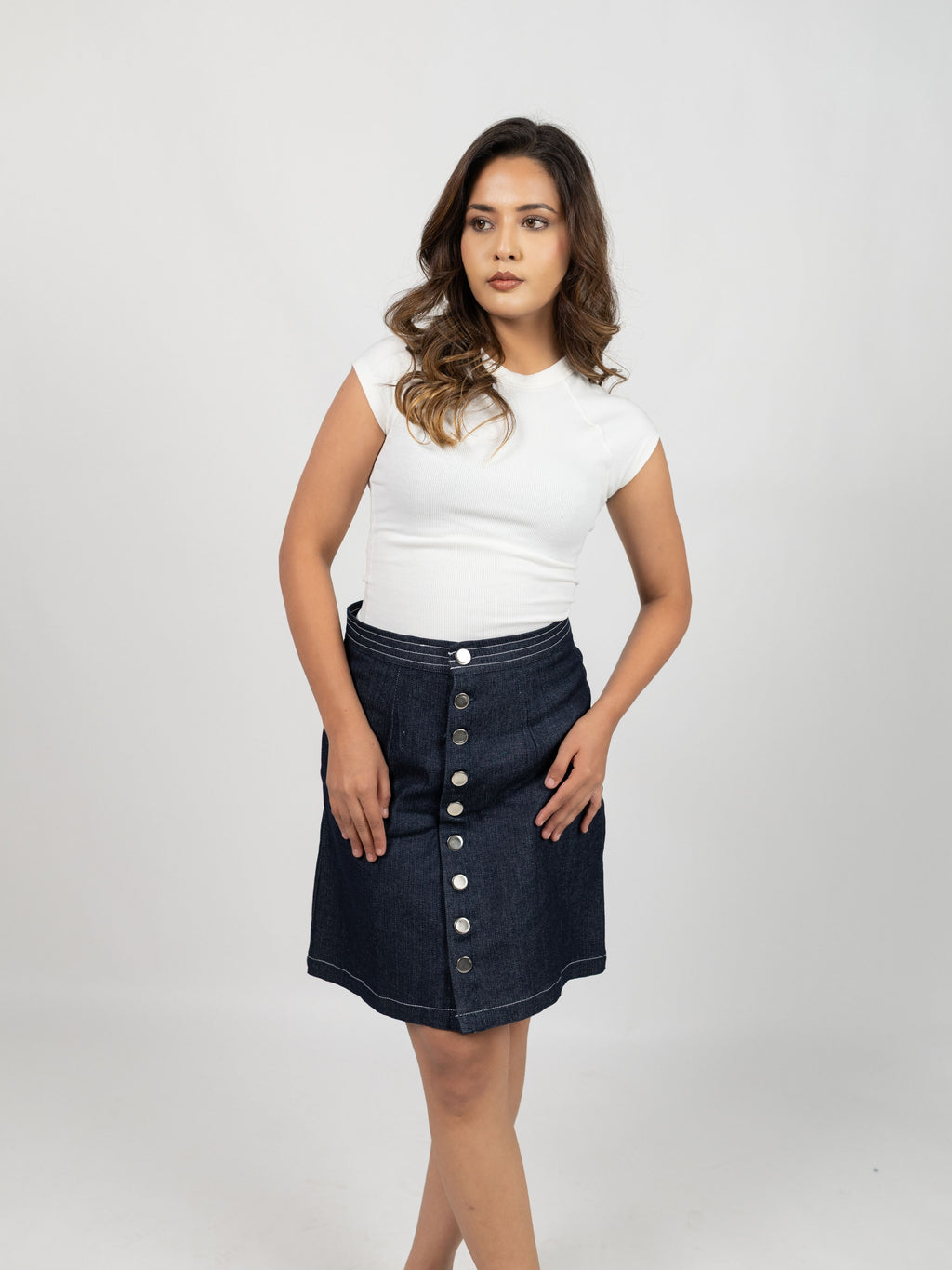 Buttoned Up Skirt