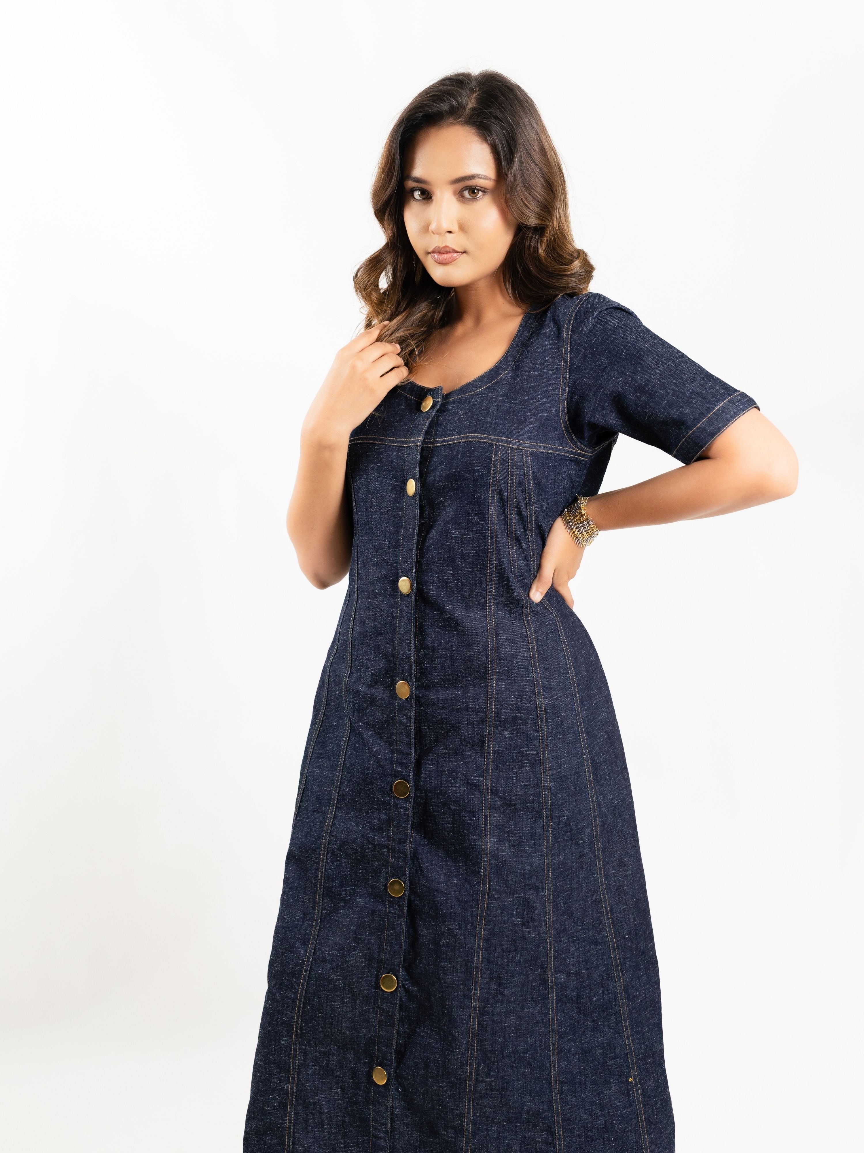 Panelled Jacket Dress