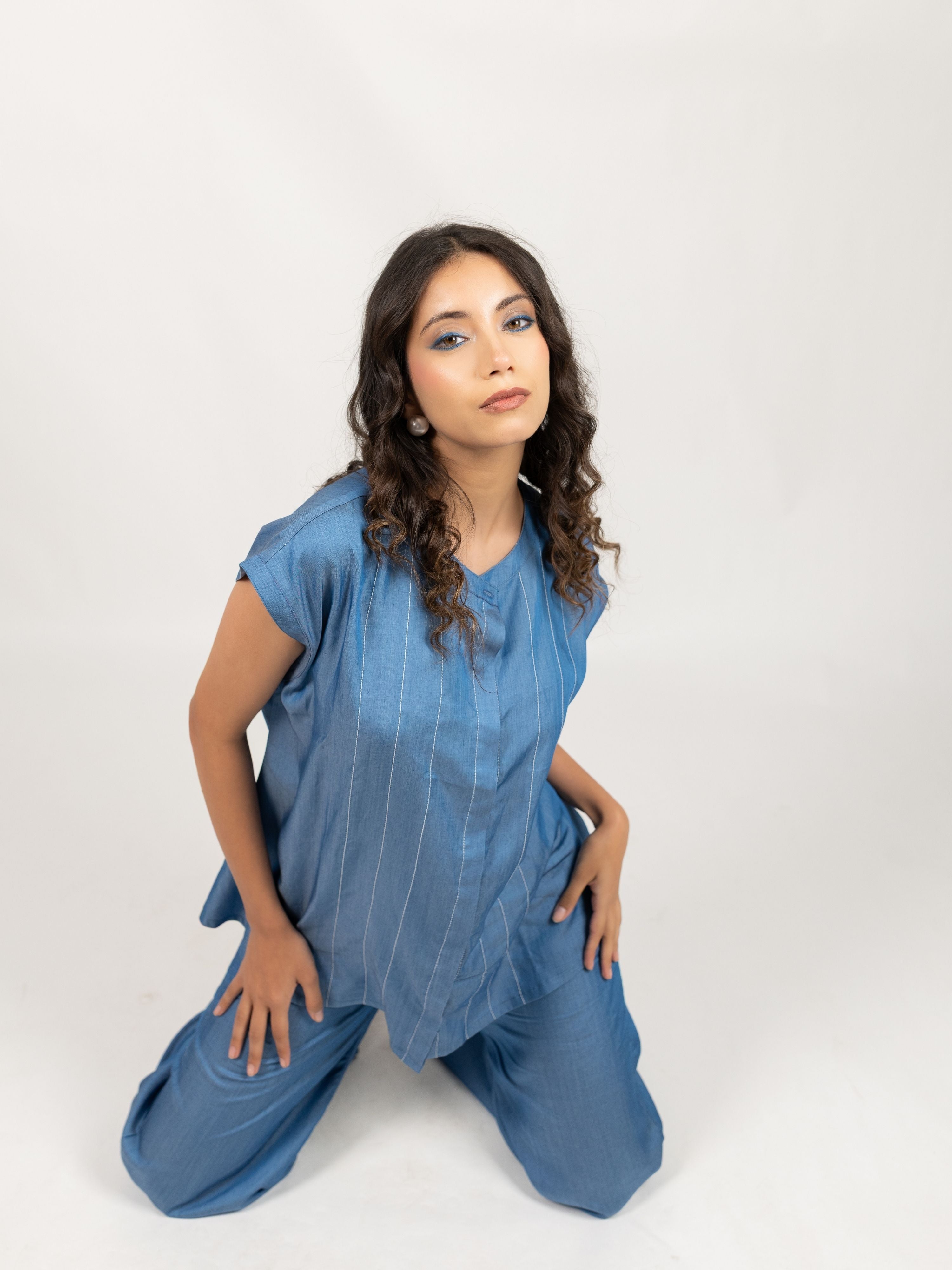 The Linear Pleat Shirt