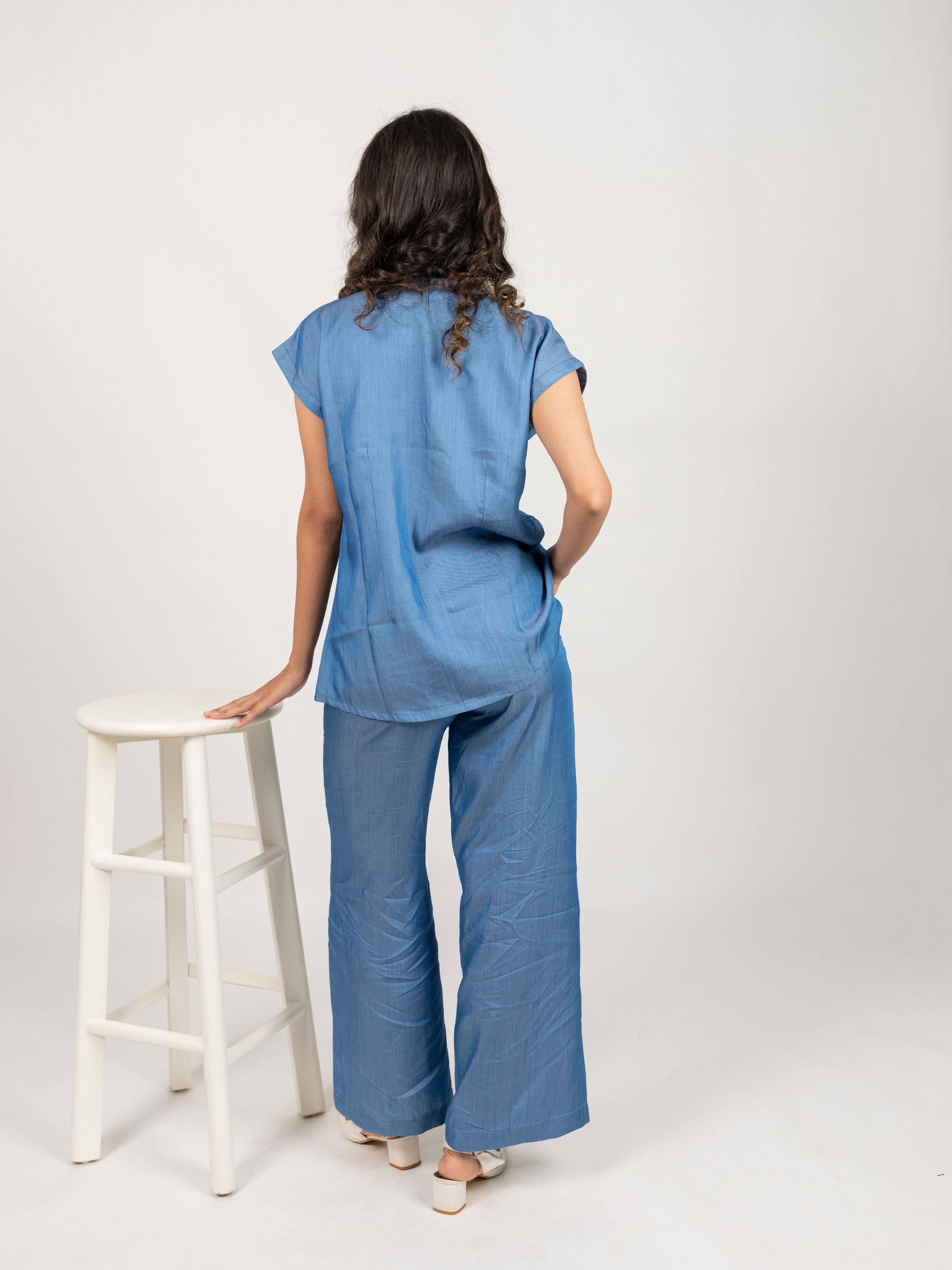 The Linear Pleat Shirt