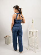The Peplum Halter Set