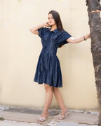 Pleatline Shirt Dress