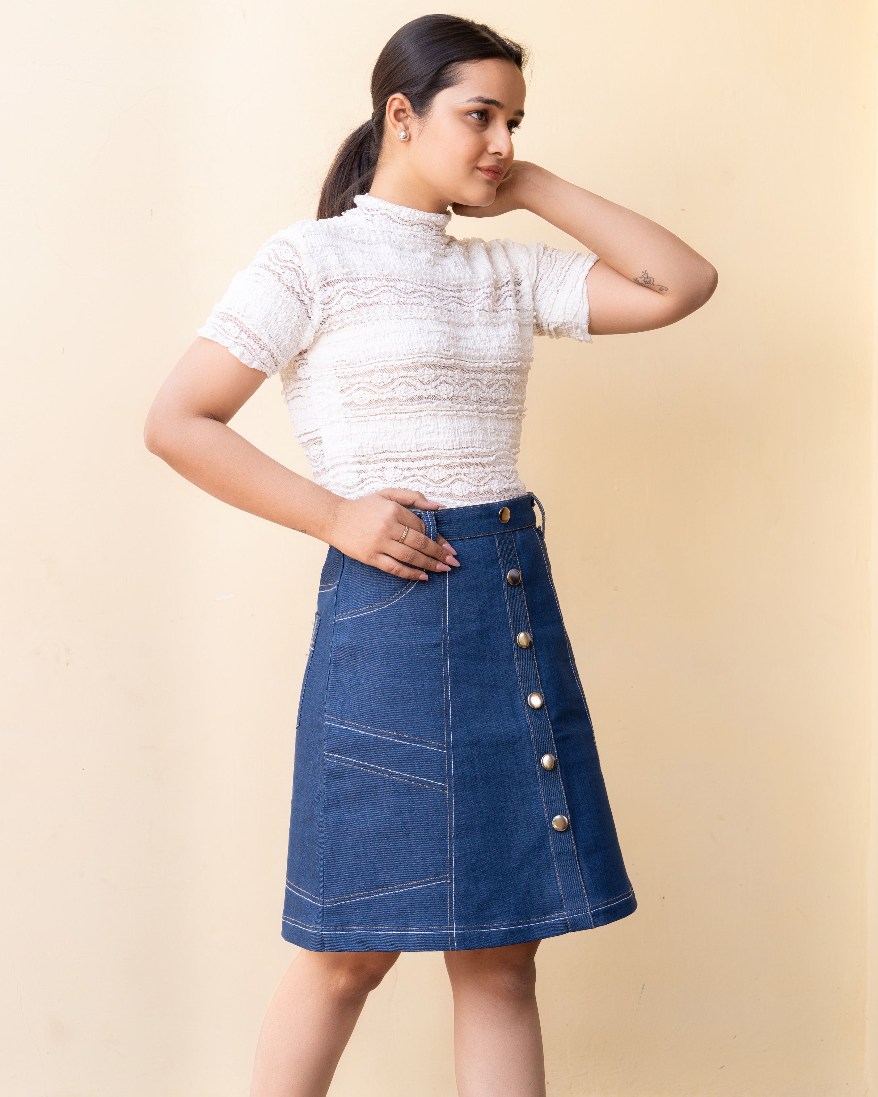 Classic Denim Skirt