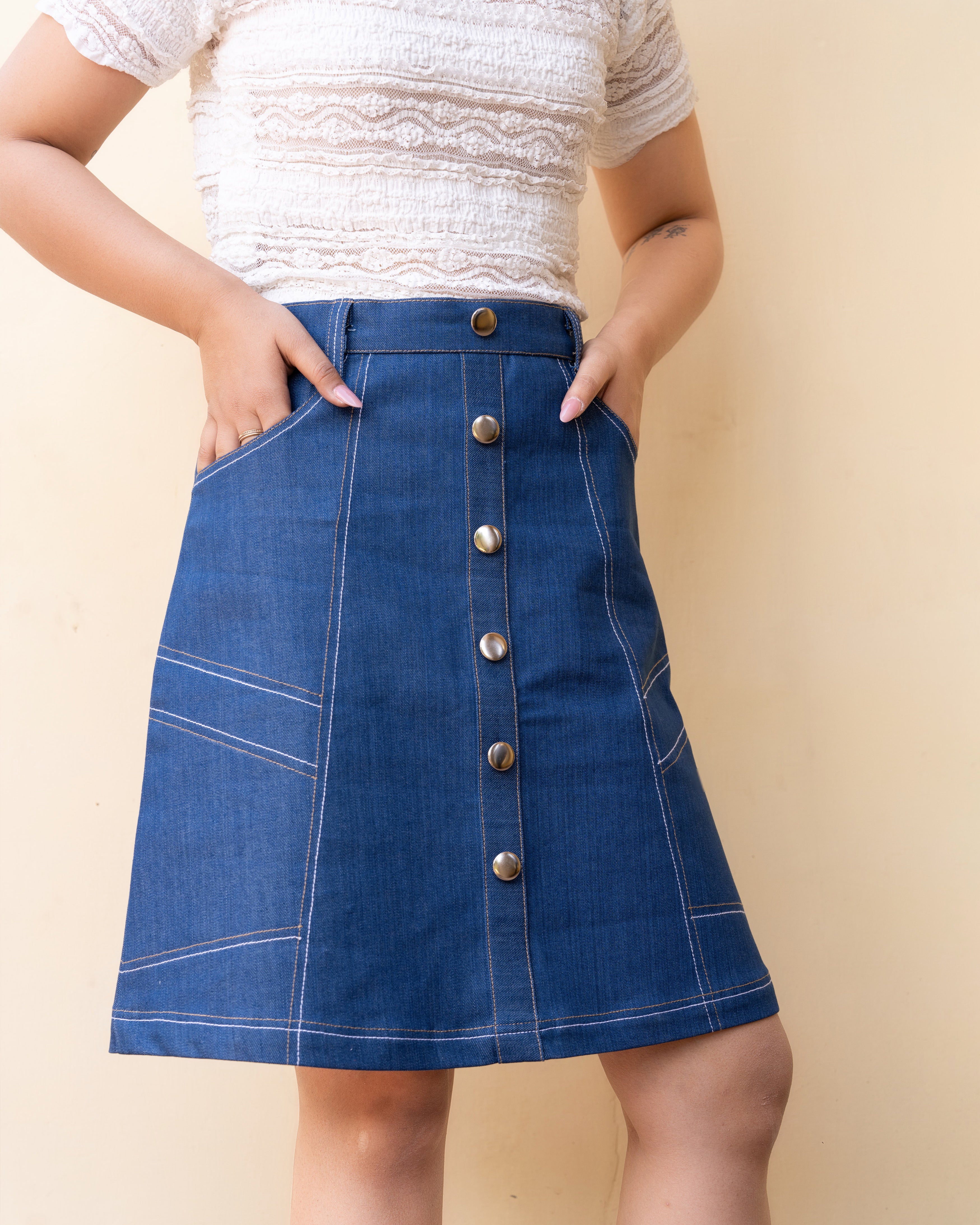 Classic Denim Skirt