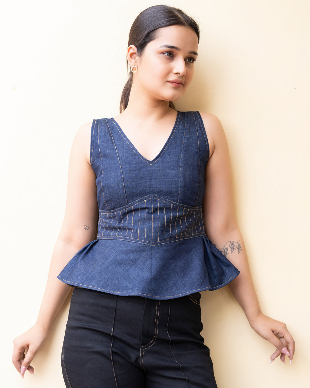 Peplum Corset Top