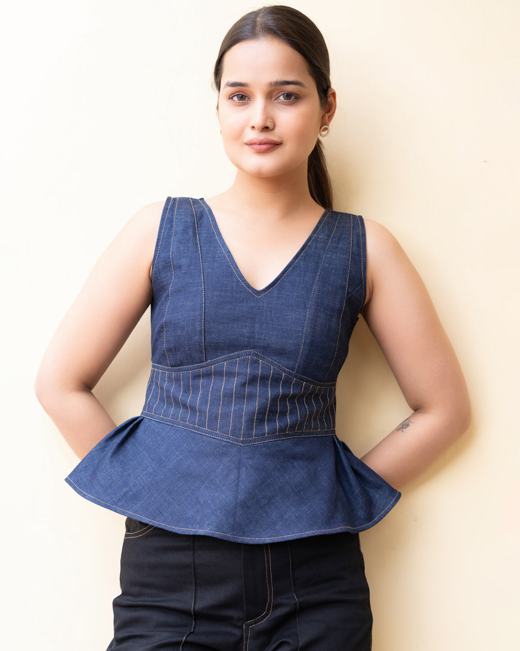 Peplum Corset Top