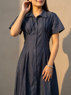 Pleatline Shirt Dress