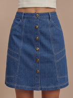 Classic Denim Skirt