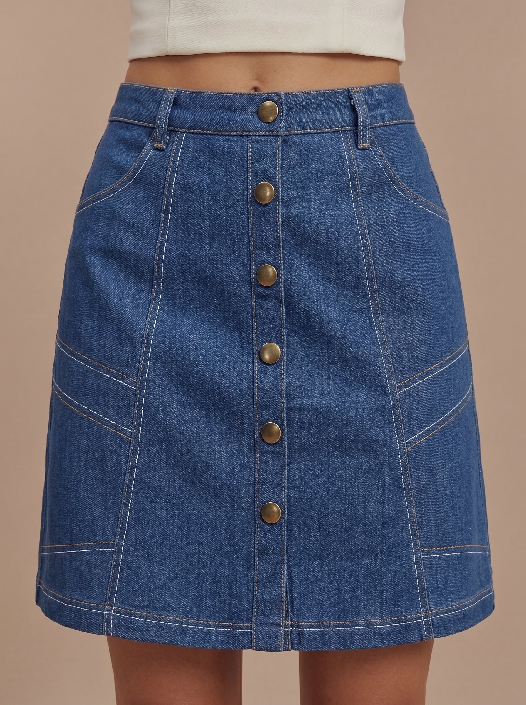 Classic Denim Skirt