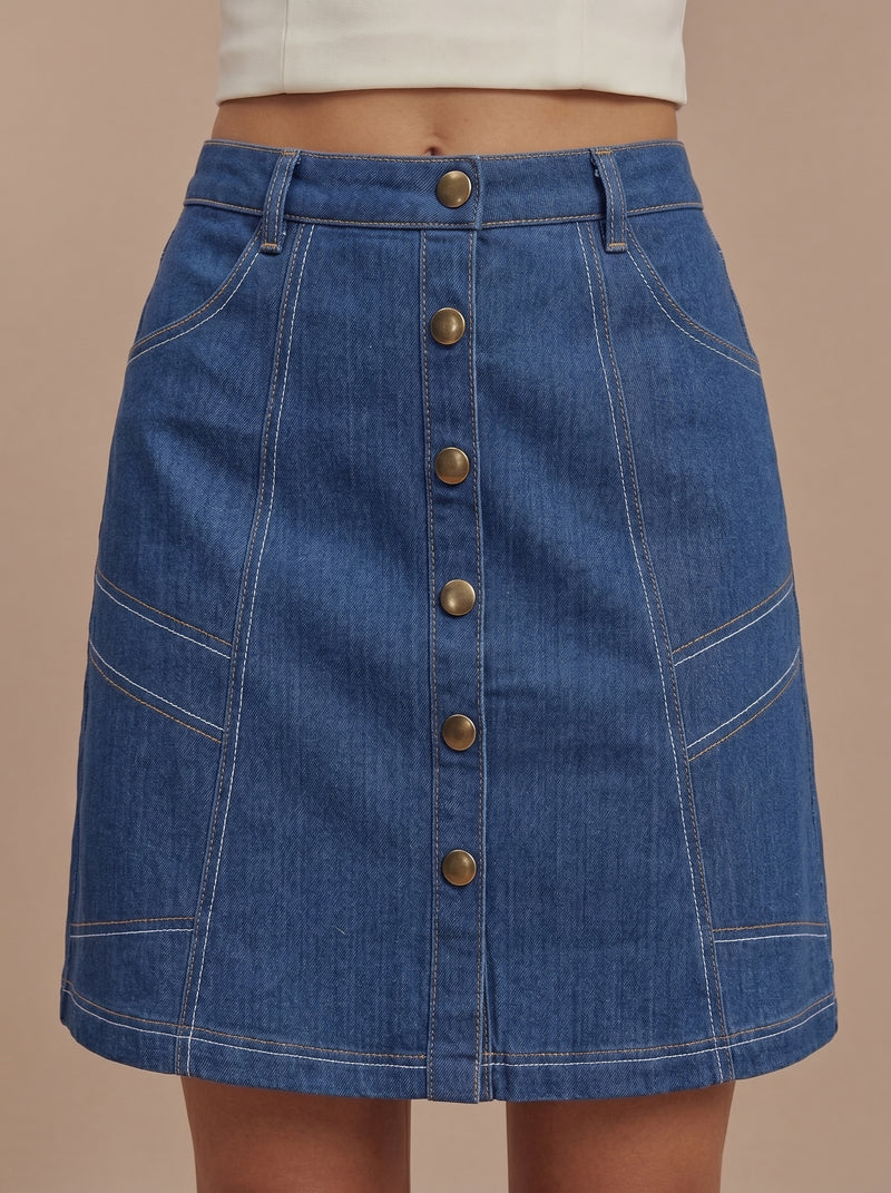 Classic Denim Skirt