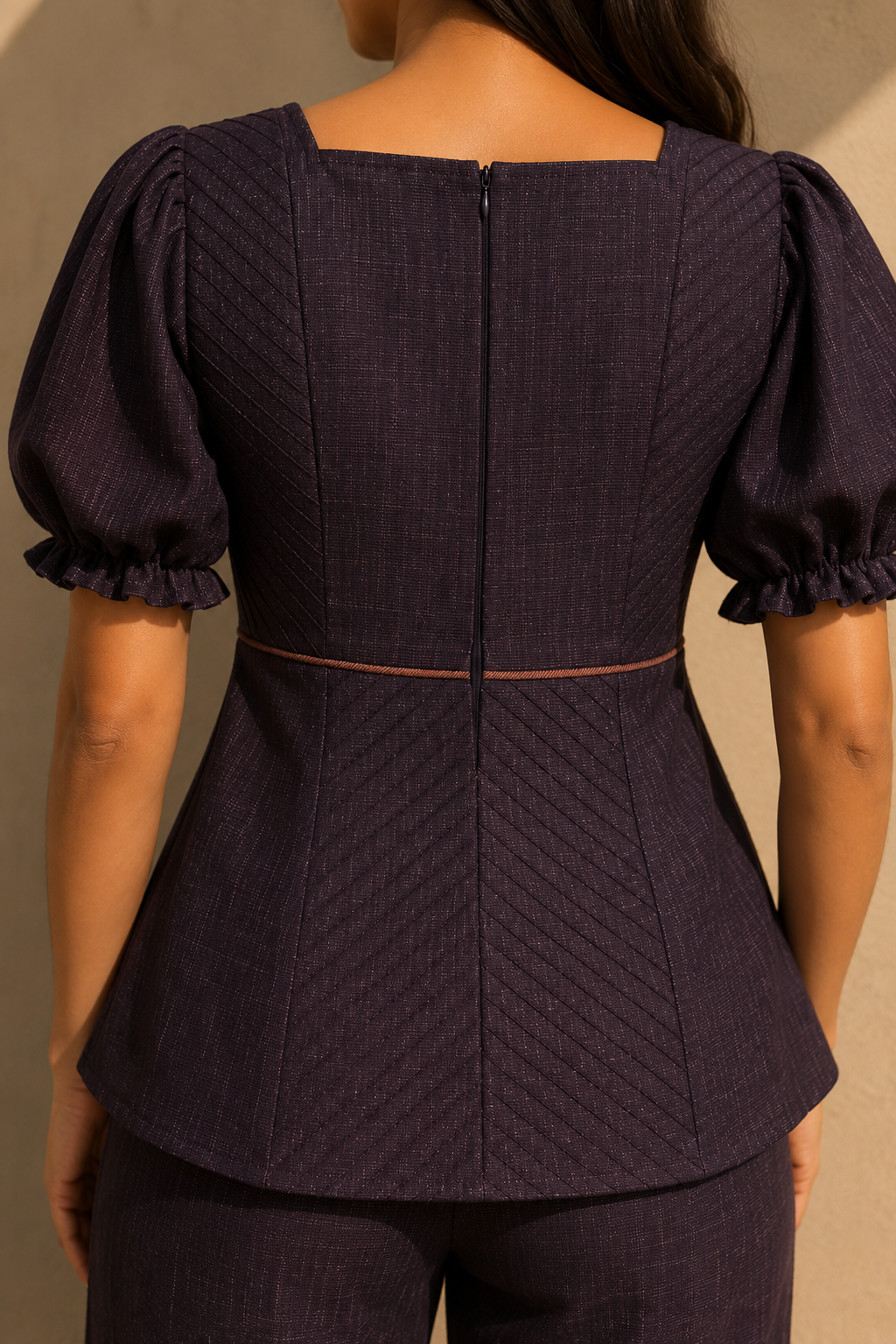 Mulberry Pintuck Top