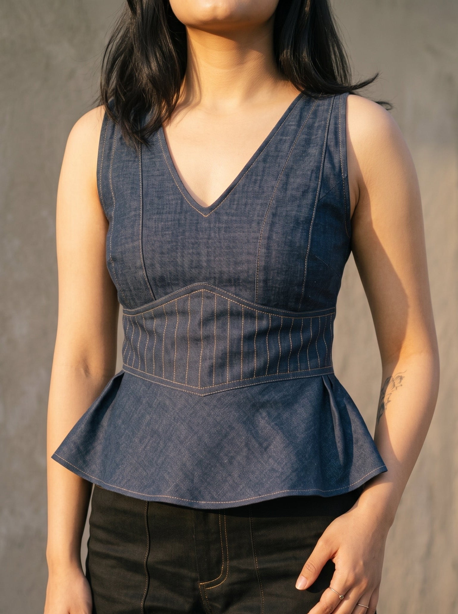 Peplum Corset Top