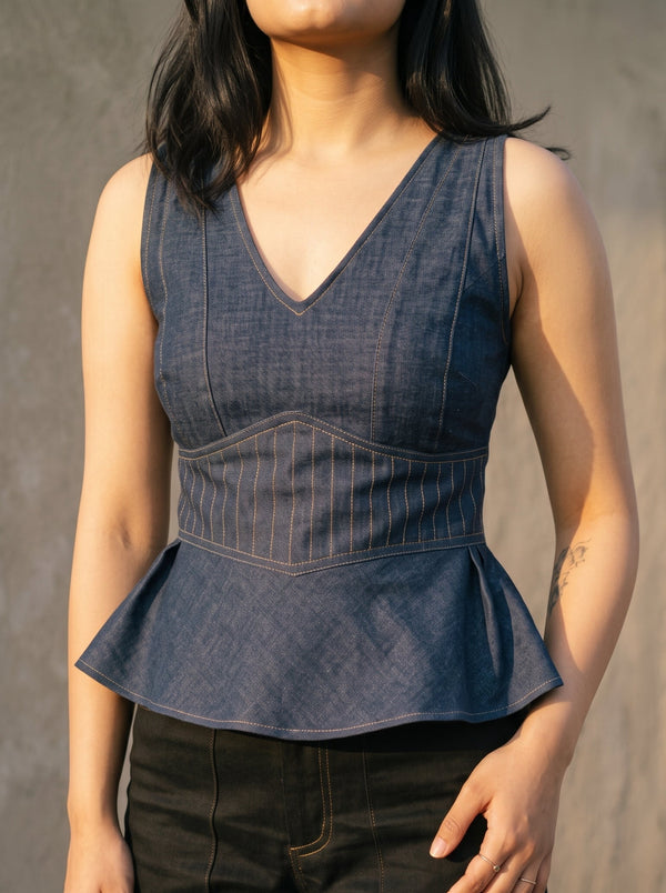 Peplum Corset Top