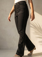 SculptFit Bootcut Jeans- Black