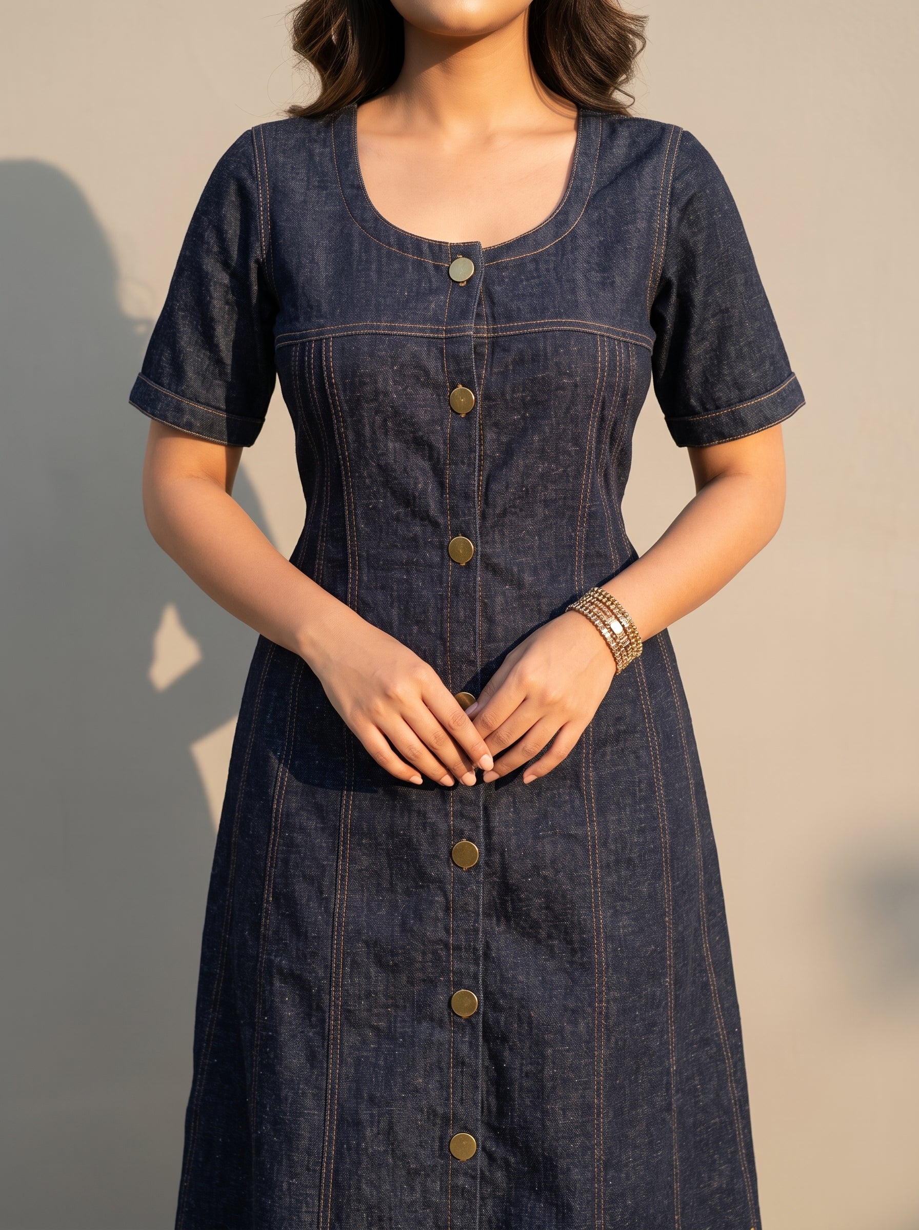 Panelled Jacket Dress