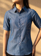 Abstract Flora Shirt
