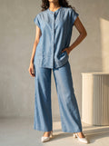 The Linear Pleat Shirt and Pants