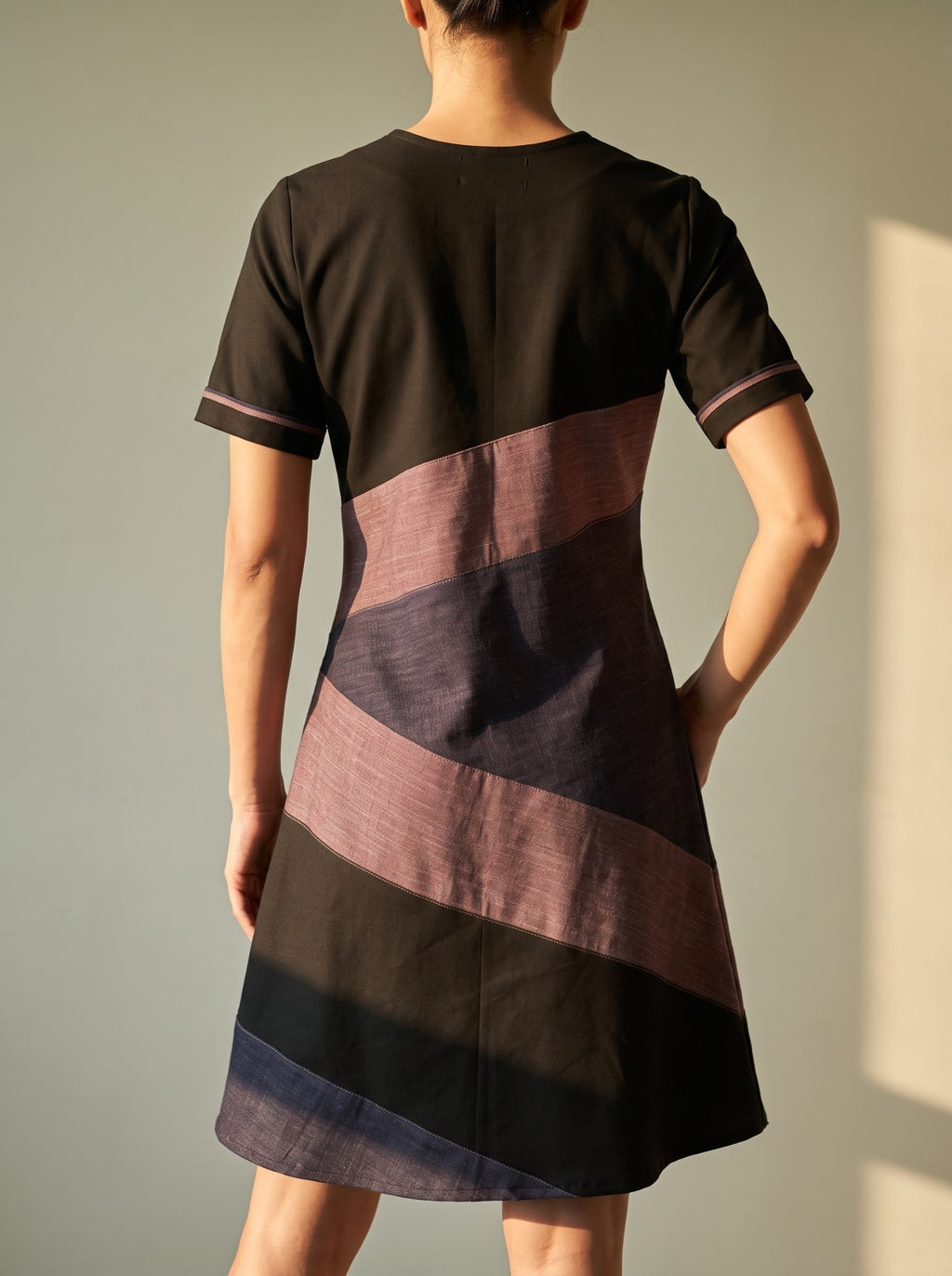Geometric Panel Dress