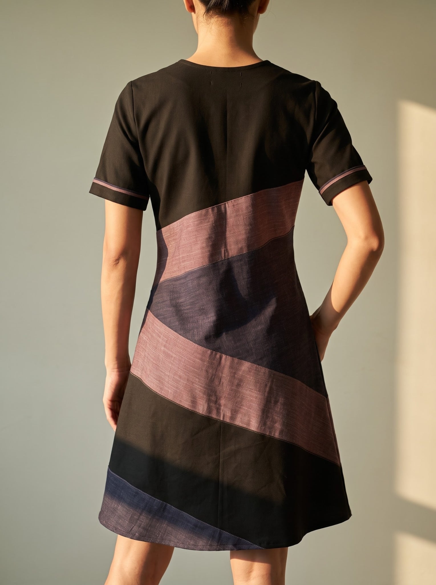 Geometric Panel Dress