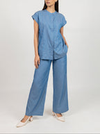 The Linear Pleat Shirt and Pants