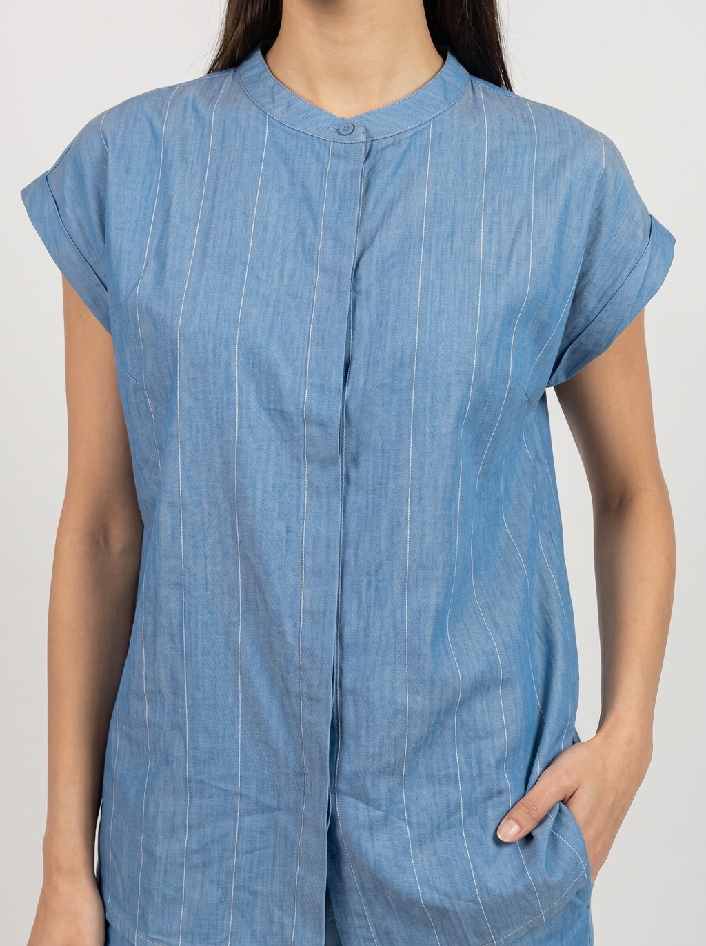 The Linear Pleat Shirt