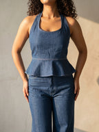The Peplum Halter Set