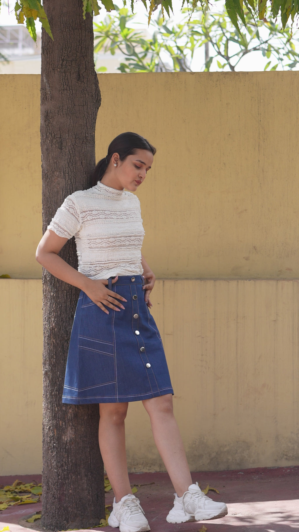 Classic Denim Skirt