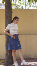 Classic Denim Skirt