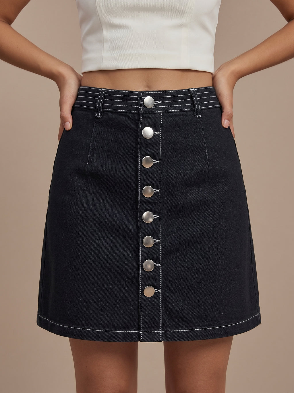Buttoned Up Skirt