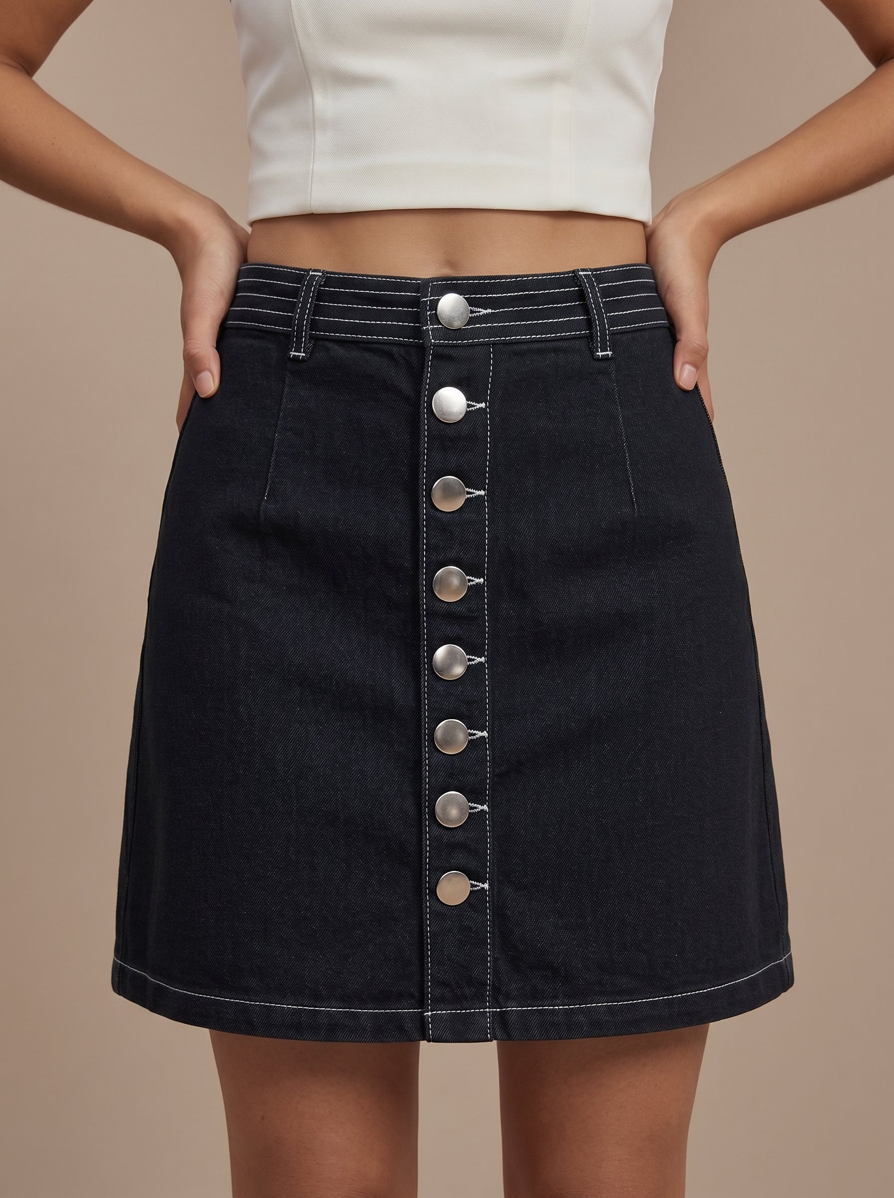 Buttoned Up Skirt