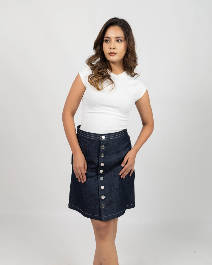 Buttoned Up Skirt